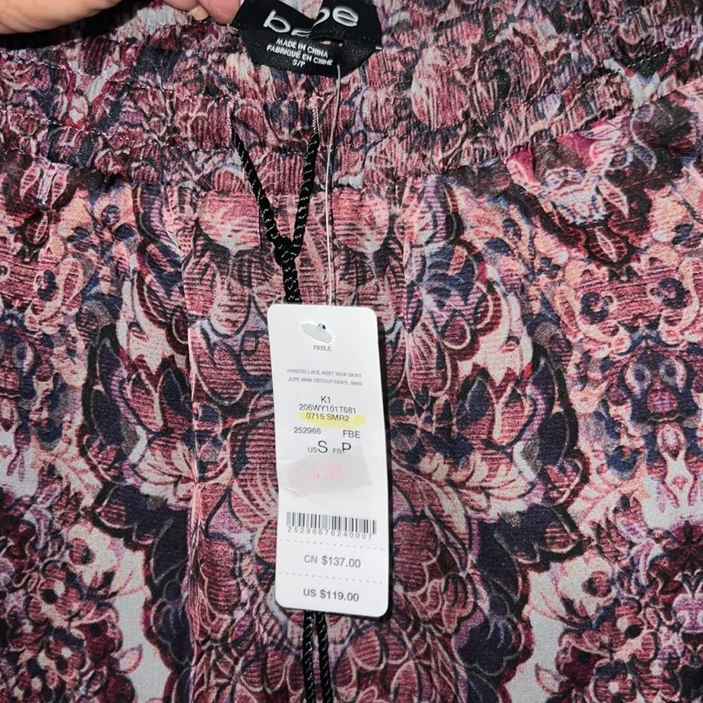 BEBE Maxi Skirt Size S - Picture 8 of 9